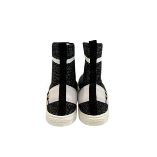 Black Rubber Women Sneaker
