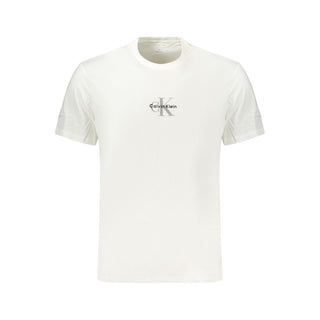 White Cotton Men's T-Shirt