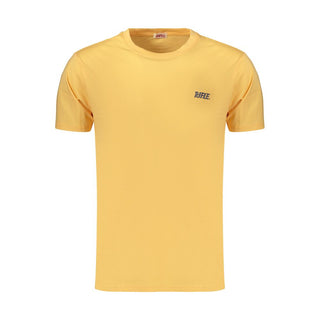 Camiseta de algodón naranja para hombre