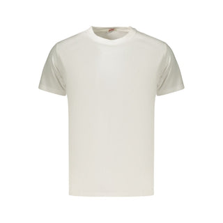 Camiseta blanca de algodón para hombre