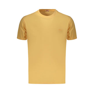 Camiseta de algodón naranja para hombre