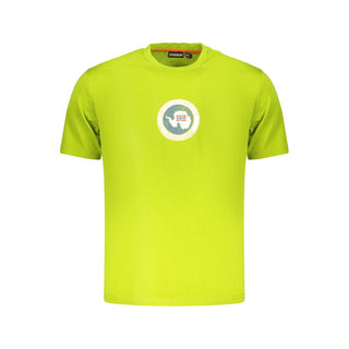 Green Cotton Men's T-Shirt