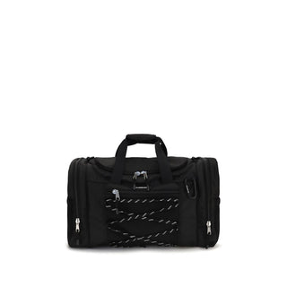 Bolso de hombro Bos Taurus de piel de becerro negra