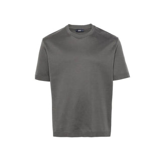 Camiseta de algodón gris