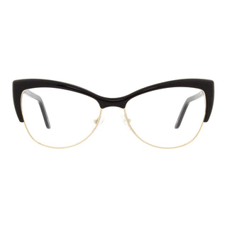 Gafas con montura de acetato dorado y metal  