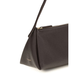Bolso de mano Bos Taurus de cuero de becerro marrón
