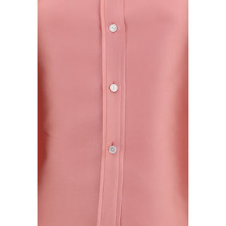 Camisa de vestir multicolor de poliéster
