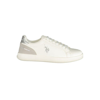 Zapatilla deportiva blanca de poliuretano para mujer