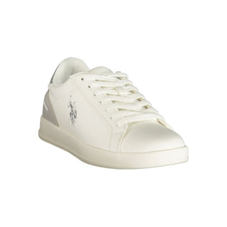 Zapatilla deportiva blanca de poliuretano para mujer