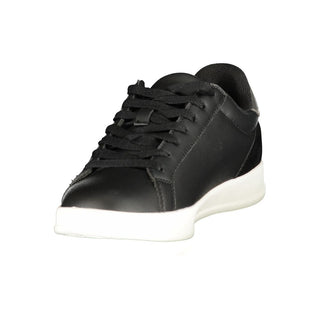 Black Polyurethane Women's Sneaker