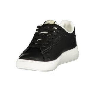 Zapatilla para mujer negra de poliuretano