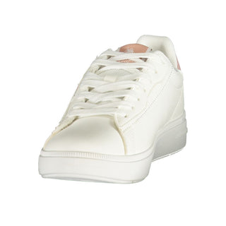White Polyurethane Women's Sneaker