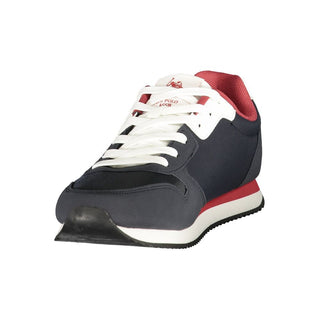 Blue Polyurethane Men's Sneaker