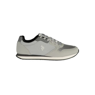 Dark Grey Polyurethane Men's Sneaker