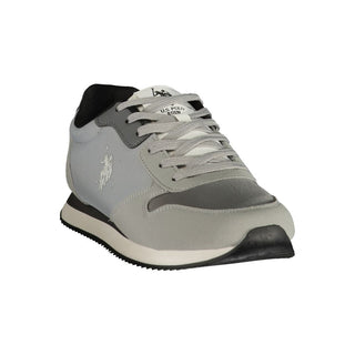 Dark Grey Polyurethane Men's Sneaker