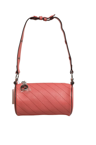 Mini bolso de hombro Blondie de cuero rosa