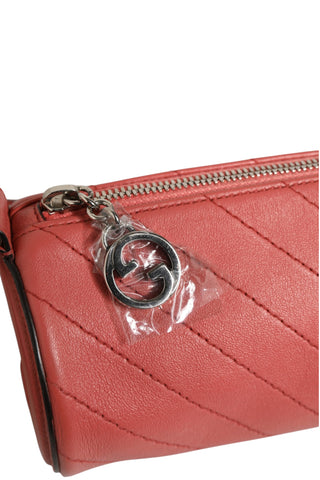 Mini bolso de hombro Blondie de cuero rosa