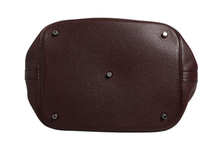 Picotin Taurillon Clemence Chocolate Handbag