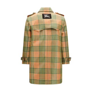 Multicolor Polyester Trench Coat