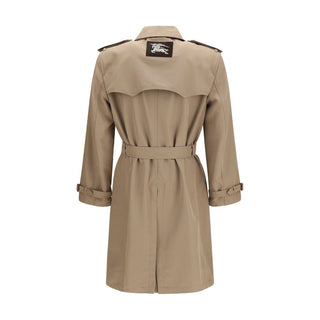 Brown Silk Trench Coat