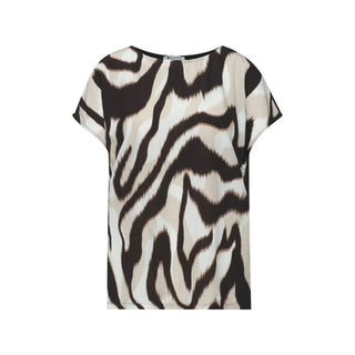 Brown Viscose T-Shirt