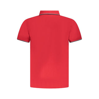 Red Cotton Men Polo