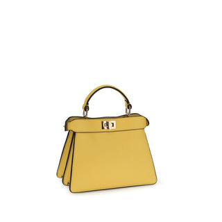 Bolso de mano de piel de becerro bicolor Bos Taurus