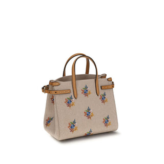 Beige Cotton Handbag