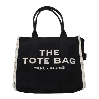 Bolso de hombro de tela negra