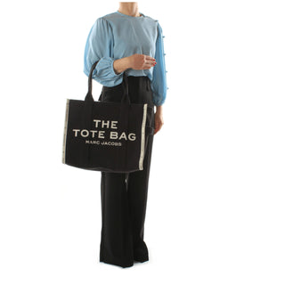 Bolso de hombro de tela negra