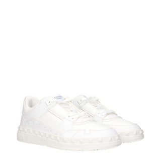 White Leather Sneakers