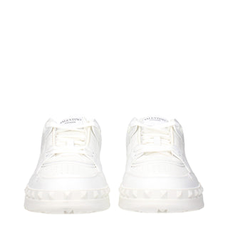 White Leather Sneakers