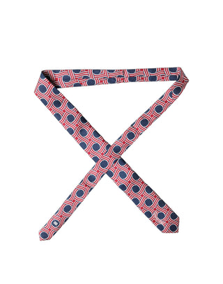 Multicolor Patterned Silk Adjustable Men Tied Necktie Tie