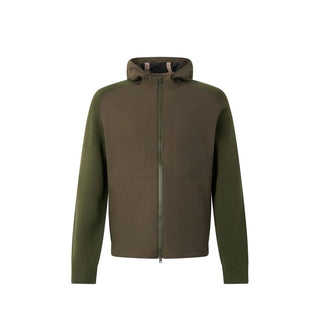 Chaqueta bicolor de algodón