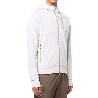 Sudadera gris de algodón