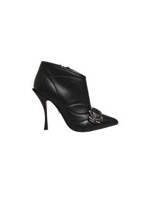 Black Devotion Quilted Buckled Boots Shoes