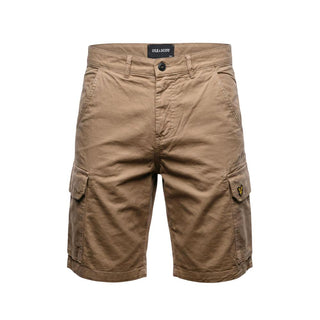 Beige Cotton Bermuda Shorts