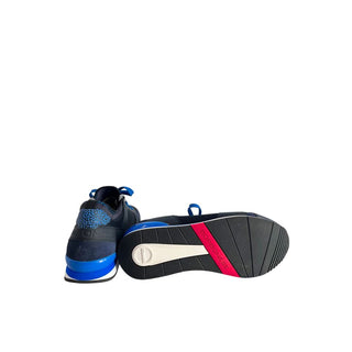 Blue Rubber Men Sneaker