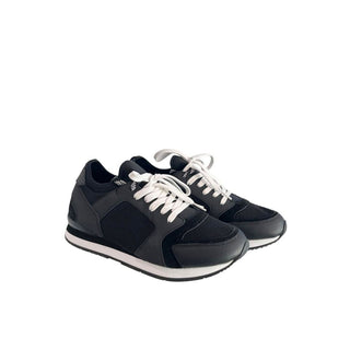 Black Leather Men Sneaker