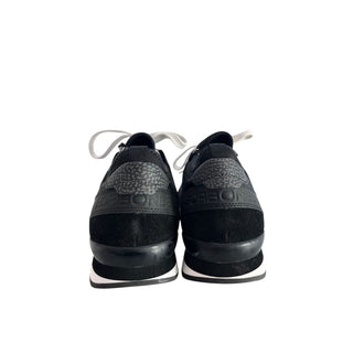 Black Leather Men Sneaker