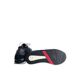 Black Leather Men Sneaker