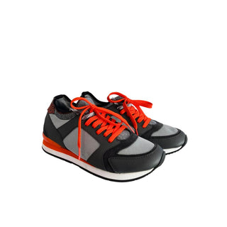 Orange Rubber Men Sneakers