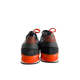Orange Rubber Men Sneakers