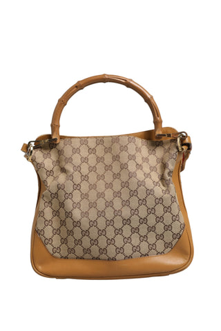 Bolso pequeño de hombro Diana en lona GG