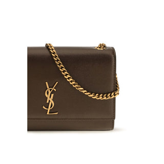Brown Calf Leather Bos Taurus Shoulder Bag