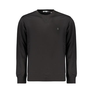 Black Cotton Men's Sweatshirt