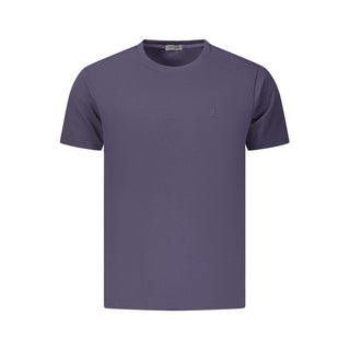 Blue Cotton Men's T-Shirt