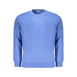 Blue Cotton Men's Sweatshirt