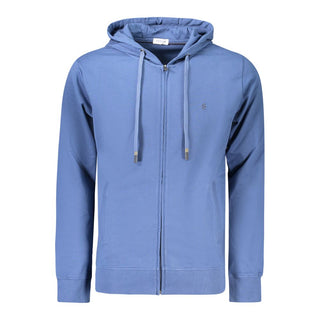 Blue Cotton Mens Sweatshirt