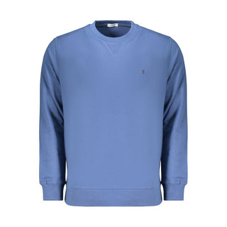 Blue Cotton Men's Sweatshirt